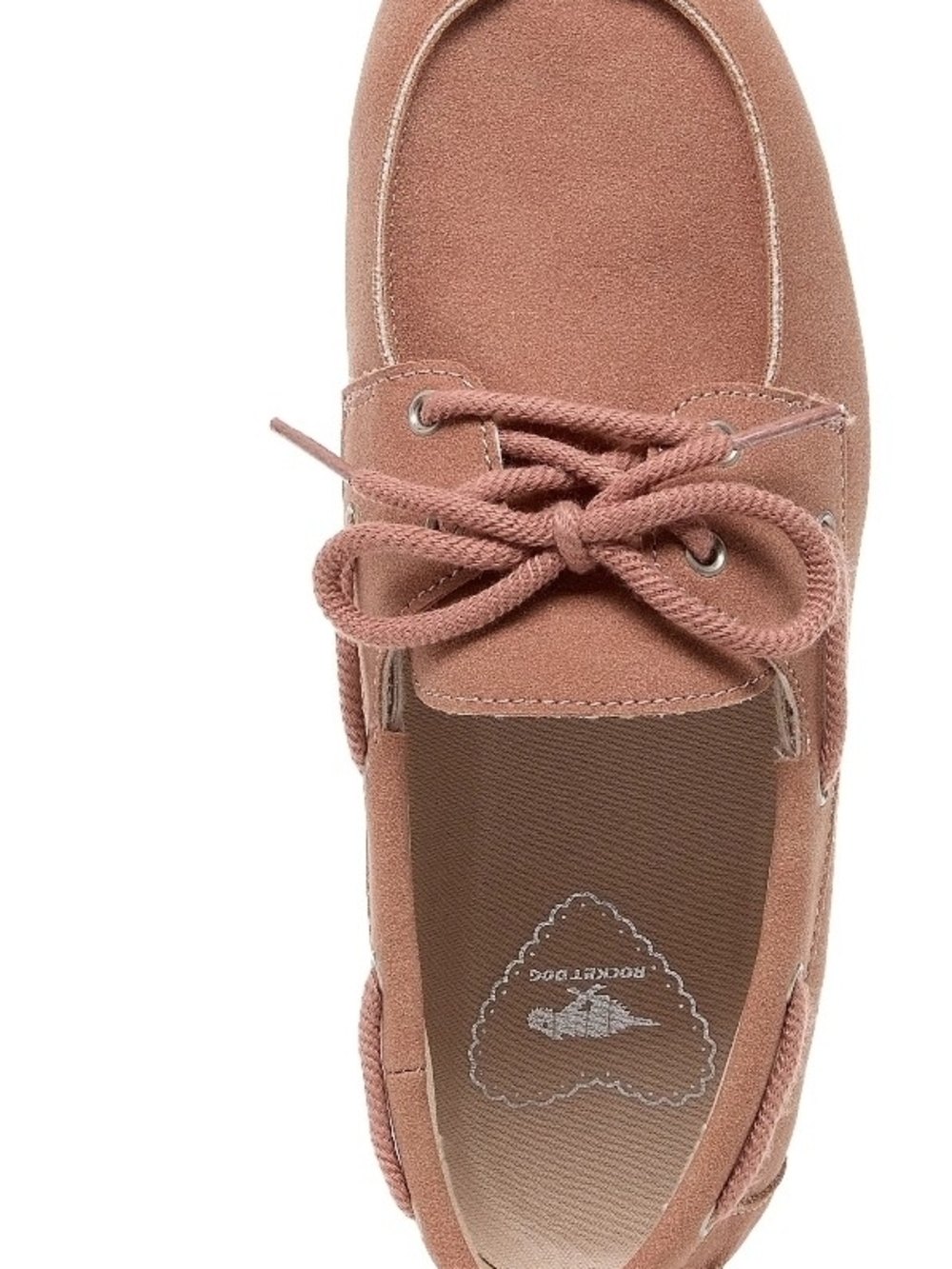 NWOB Rocket Dog Women's Suede Boat Shoe/Loafer in Dusty Rose
